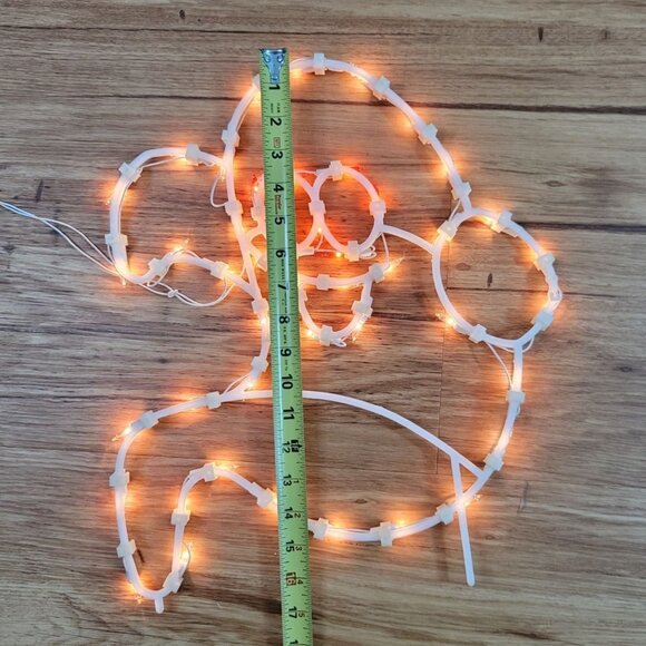 Seasons Dazzlers Halloween Light Up Ghost Silhouette Works 45 Lights VTG 1996 - Picture 6 of 8